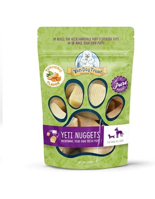 Yeti Dog Nuggets Turmeric Flavored 6 pieces 3.5oz