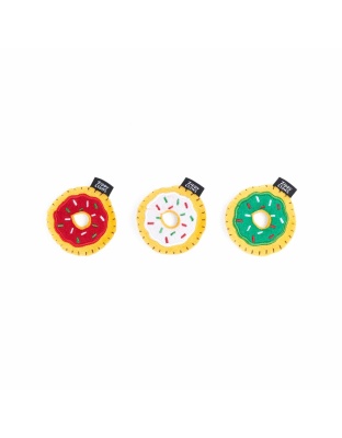 ZippyClaws Holiday Mini Donutz Cat Toy 3pk