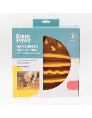 ZippyPaws Happy Bowls - Hamburger