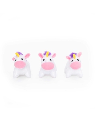 ZippyPaws Miniz Unicorns 3pk