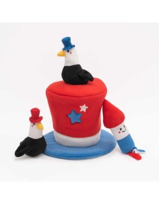 ZippyPaws Zippy Burrow - Americana Top Hat