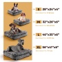Midnight Frost - Rectangle Bed  SM - Midnight Frost - SM- 24" x 24"