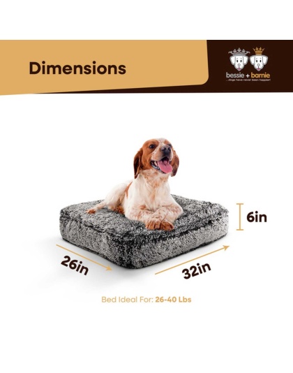Midnight Frost - Rectangle Bed MD - Midnight Frost - MD - 32" x 36"