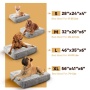Frosted Snow - Rectangle Bed SM - Frosted Snow - SM- 24" x 24"