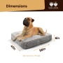 Frosted Snow - Rectangle Bed XL - Frosted Snow - XL - 56" x 41"