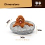 Frosted Snow - Bagel Bed MD - Frosted Snow - MD - 36"