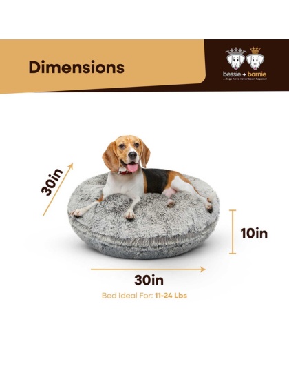 Frosted Snow - Bagel Bed SM - Frosted Snow - SM - 30"