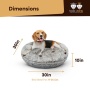 Frosted Snow - Bagel Bed SM - Frosted Snow - SM - 30"