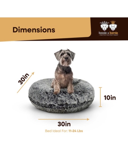 Midnight Frost - Bagel Bed SM - Midnight Frost - SM - 30"