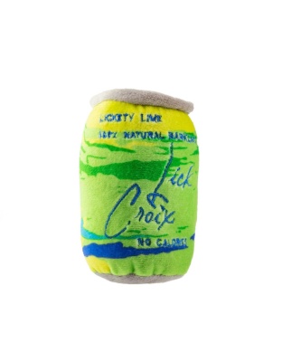 LickCroix Lickety Lime Barkling Water Squeaker Dog Toy SMALL - Small / Mini