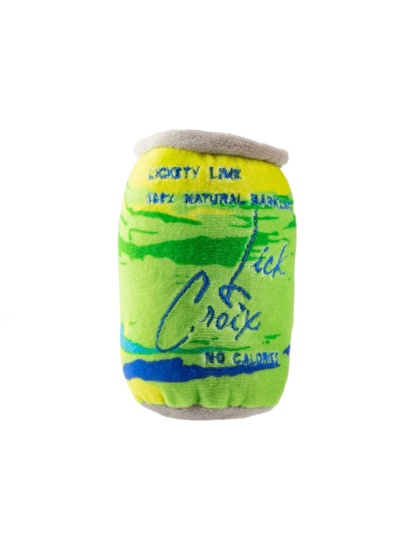 LickCroix Lickety Lime Barkling Water Squeaker Dog Toy SMALL - Small / Mini