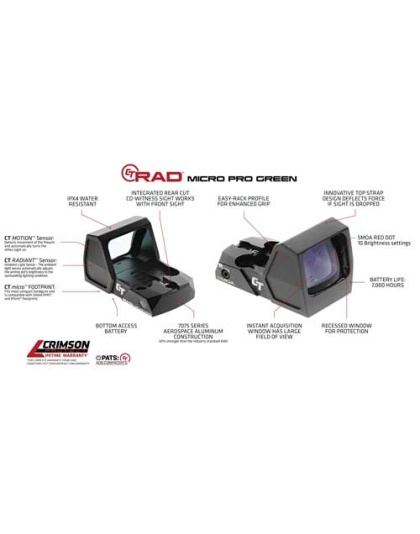 CRIMSON TRACE REFLEX SIGHT RAD