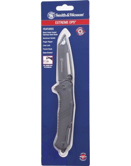 S&W KNIFE EXTREME OPS 3" TANTO