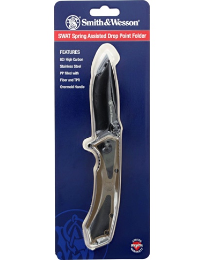 S&W KNIFE EXTREME OPS SPRING
