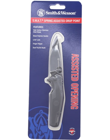 S&W KNIFE S.W.A.T SPRING ASST