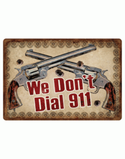 RIVERS EDGE TIN SIGN 12"X17"