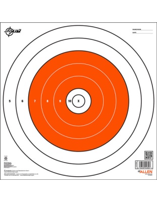 ALLEN EZ AIM PAPER BULLSEYE