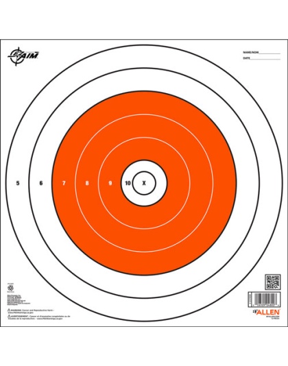 ALLEN EZ AIM PAPER BULLSEYE