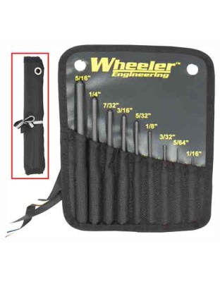 WHEELER 9-PC ROLL PIN PUNCH
