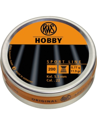 RWS PELLETS 22 HOBBY 11.9GR