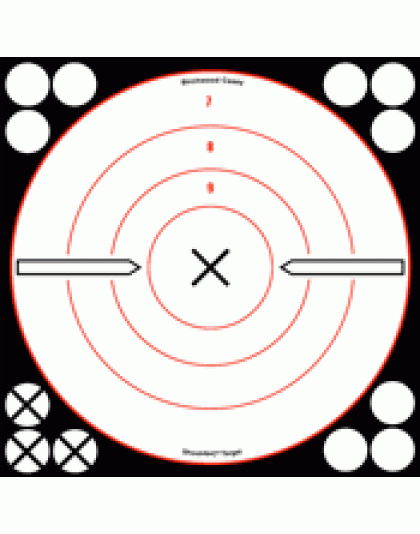 B/C TARGET SHOOT-N-C 8" WHITE/