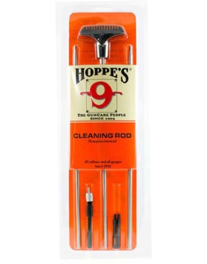 HOPPES S/S CLEANING ROD 3-PC