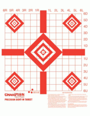 CHAMPION TARGET PAPER REDFIELD