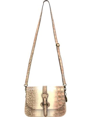CAMELEON S&W CROC HANDBAG