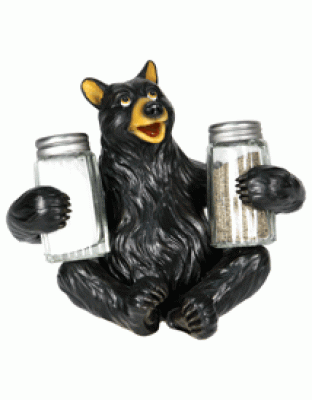 RIVERS EDGE BEAR HOLDING GLASS