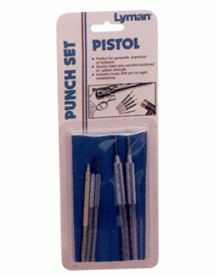 LYMAN PISTOL PUNCH SET