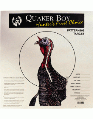 QUAKER BOY PAPER TARGET TURKEY