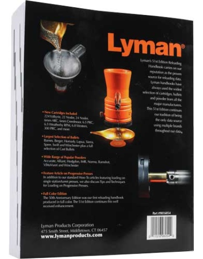 LYMAN 51ST RELOADING HANDBOOK