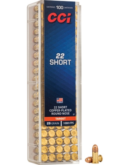 CCI 22 SHORT 29GR PLATED RN