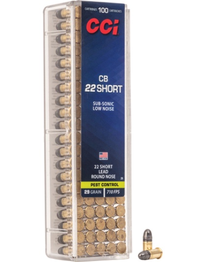 CCI CB 22 SHORT 29GR LEAD-RN