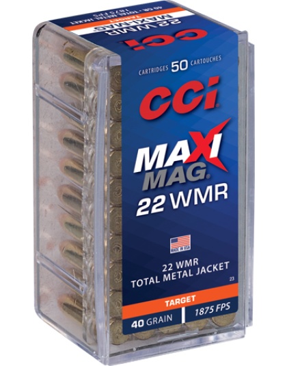 CCI MAXI-MAG 22WMR 40GR FMJ