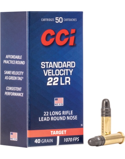 CCI STANDARD 22LR 40GR LEAD-RN