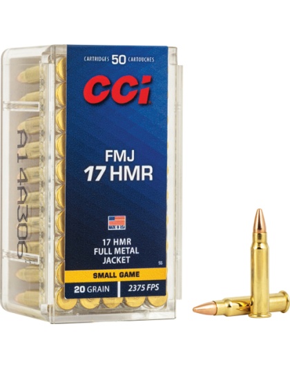 CCI 17HMR 20GR FMJ 2375FPS