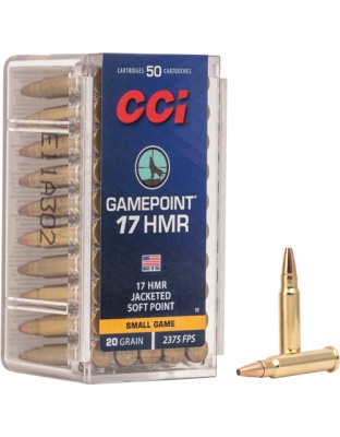 CCI GAMEPOINT 17HMR 20GR JSP