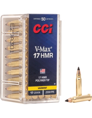 CCI V-MAX 17HMR 17GR 2550FPS