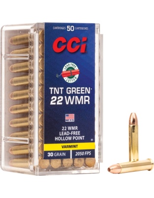 CCI TNT GREEN 22WMR LEAD
