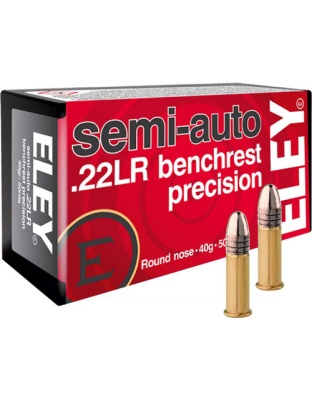 ELEY PRECISION 22LR 40GR SEMI
