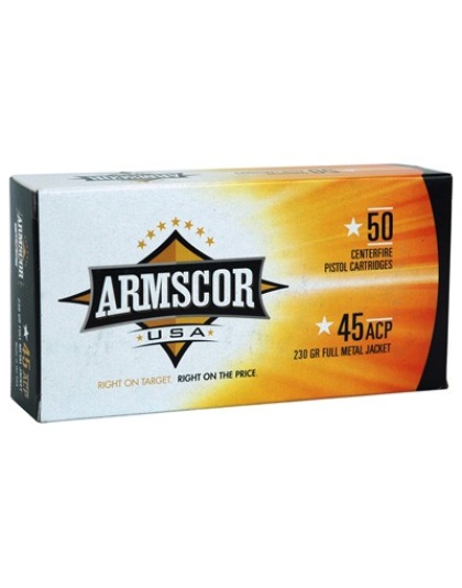 ARMSCOR 45 ACP 230GR FMJ