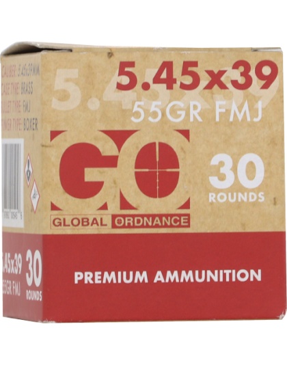 GO 5.45x39 55 GR FMJ BRASS