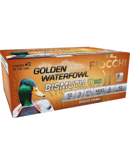 FIOCCHI GOLDEN BISMUTH 12GA 3"