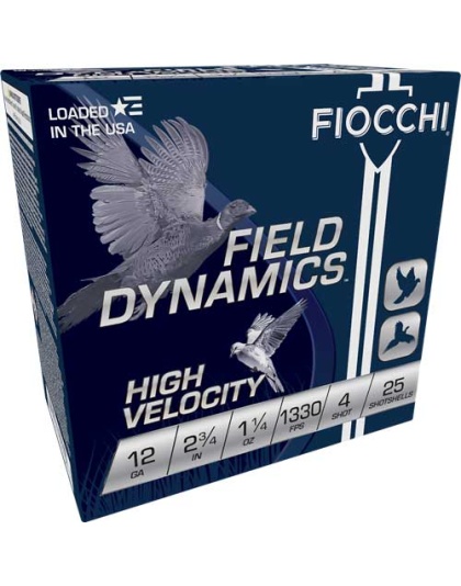 FIOCCHI 12GA 2.75" 1-1/4OZ #4