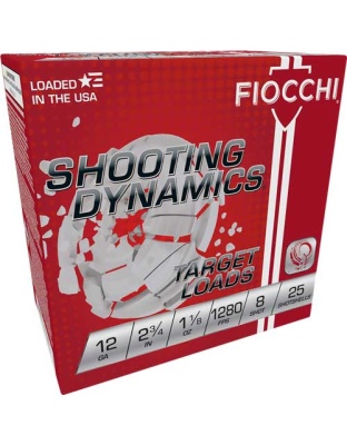 FIOCCHI 12GA 2.75" 1-1/8OZ #8