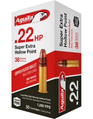 AGUILA HIGH-VEL 22LR 38GR HP