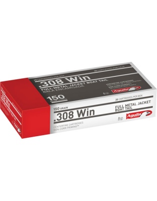 AGUILA 308 WIN 150GR FMJ-BT