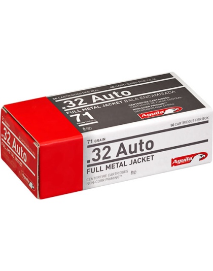 AGUILA 32 ACP 71GR FMJ-RN