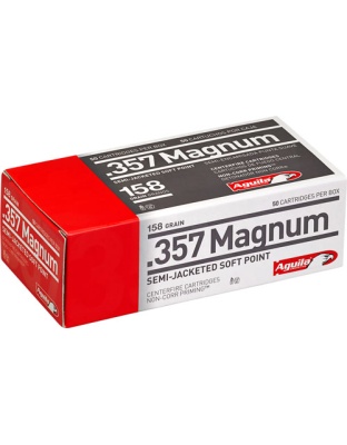 AGUILA 357 MAG 158GR SJSP